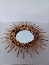 bamboo round vintage mirror for sale  Merrill