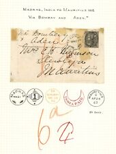 1862 india cover for sale  RUGBY