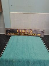 Circus wooden sign for sale  LEEDS