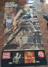 Poster johnny hallyday d'occasion  Blois