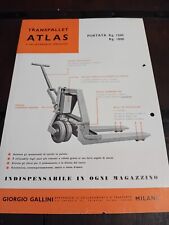 Brochure transpallet atlas usato  Brescia