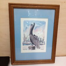 Beautiful pelican framed for sale  Parksville