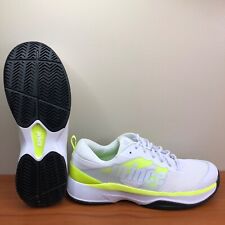 Prince Cross-Court 2.0 Tennis Shoes White-Yellow Men's Size 12 Pickleball Shoes for sale  Shipping to South Africa