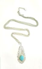 Used, Equip - Silver Tone Multi-Strand Chain Necklace With Pendant for sale  Shipping to South Africa