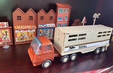 Vintage Tonka Toys Pressed Steel Horse Box Trailer Tin Plate Toy Car for sale  Shipping to South Africa