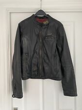 Superdry leather jacket for sale  LOUGHBOROUGH