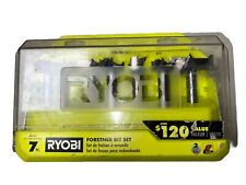 Ryobi A9FS7 Forstner Bit Set Pieces With Hard Case 8, used for sale  Shipping to South Africa