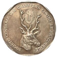 Médaille argent hure d'occasion  Fontainebleau