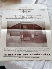 Brochure chalet remorque d'occasion  France