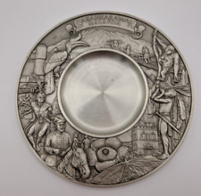 Tumasek Pewter Decorative Plate Sabahsarawak Malaysia Display 14cm for sale  Shipping to South Africa