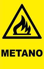 Cartello segnaletico metano usato  Acate