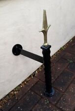 Used,  Wall Mounted,Victorian Style Boot Scraper Wrought Iron Made In England for sale  Shipping to Ireland
