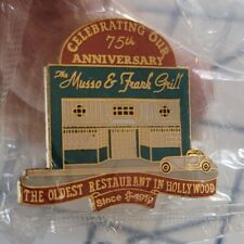 75th Anniversary Musso and Frank Grill Restaurant Hollywood California Lapel Pin for sale  Shipping to South Africa