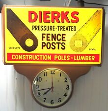 lighted clock sign for sale  Springfield