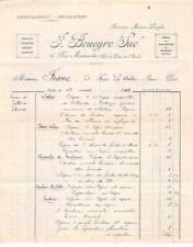 Invoice.am19872.paris.1912. bo d'occasion  Expédié en Belgium