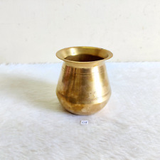 Vintage Handcrafted Original Brass Holy Water Pot Rich Patina Collectible 519 for sale  Shipping to South Africa