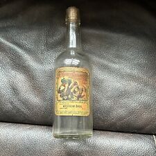 Vintage Westrom Bros. Whiskey Wine Liquor Bottle Merry Christmas Happy New Year, used for sale  Shipping to South Africa