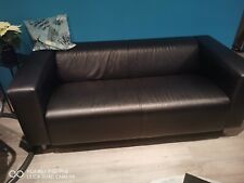 Couch kunstleder schwarz gebraucht kaufen  Werne