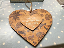 Large wooden heart for sale  HORNSEA