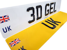 Gel number plates for sale  Shipping to Ireland