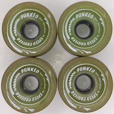 Rodas de skate Punked Speed Cruiser 70MM Longboard Cruiser 78a verde USADAS comprar usado  Enviando para Brazil