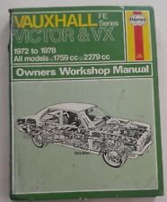 Haynes vauxhall victor for sale  NORWICH