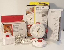 Reloj despertador BELLMAN & SYMFON modelo BE1341 y fuente de alimentación agitador de cama manual de usuario. segunda mano  Embacar hacia Argentina