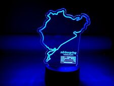 Lâmpada LED 7 cores F1 Formula One Circuit Race Track - Nurburgring -Nordschleife comprar usado  Enviando para Brazil