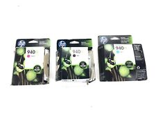 Lot of 3 Genuine HP 940XL Black Magenta Cyan Ink Cartridges - EXP. 3/2016 for sale  Shipping to South Africa