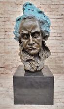 Beethoven Composer Solido Bronzo Busto Scultura Musicista Musica Regalo comprar usado  Enviando para Brazil