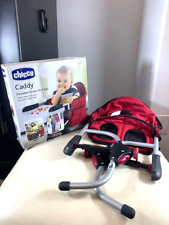 Gancho Chicco Caddy en Silla Alta Portátil Fácil de Llevar Rojo Muy Limpio, usado segunda mano  Embacar hacia Argentina