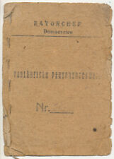 Używany, Komisarz Rzeszy Ukraina dowód osobisty Domaczewo 1941. (300) na sprzedaż  PL
