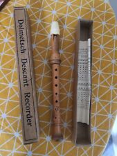 Vintage wooden recorder for sale  PORTSMOUTH
