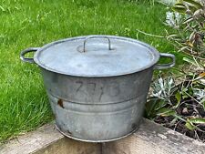 Vintage large galvanised for sale  Shipping to Ireland