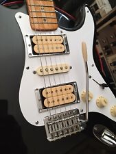 Dave Murray 57 Black Fender Stratocaster Style Chrome Pickup Surround Set, usado comprar usado  Enviando para Brazil