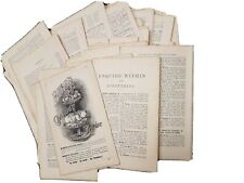 Old book pages for sale  HEATHFIELD