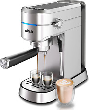  Máquina de café expresso, 20 bar con vaporizador comercial para café con leche  comprar usado  Enviando para Brazil