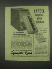 1949 Remington Rand Kardex ad-cada Kardex récord está diseñada de forma individual segunda mano  Embacar hacia Argentina