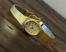 Usado, Relógio Citizen CQ feminino tom dourado mostrador preto 17mm oval 3220-S09168 #6.15 comprar usado  Enviando para Brazil
