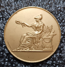 Médaille bronze doré d'occasion  Plémet