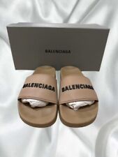 Usado, Logotipo de borracha para piscina Balenciaga levemente usado bege/preto C 37/EUA 6.5 comprar usado  Enviando para Brazil