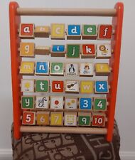 Wooden alphabet number for sale  UK