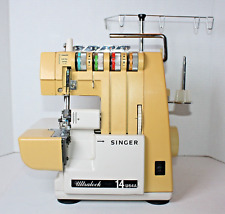 Usado, Máquina de costura Singer Ultralock 14U64A Overstitch Serger 4 fios peças ou reparo comprar usado  Enviando para Brazil