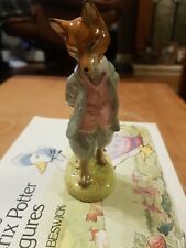 Official Beatrix Potter Figures By Beswick - Foxy Whiskered Gentleman F.Warne for sale  ALFRETON