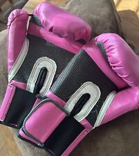 Usado, Luvas de boxe usadas Everlast Pro Style Elite bolsa de 12 oz rosa sparring comprar usado  Enviando para Brazil