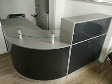 Reception desk grey for sale  BOLTON