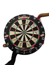 Signed dartboard used for sale  ONGAR