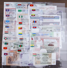 Lotes 52 piezas de diferentes billetes mundiales papel moneda colección extranjera unc regalo segunda mano  Embacar hacia Mexico
