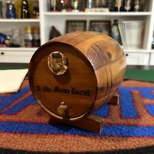 Ye Olde Money Barrel Cedar Wood Keg Coin Bank “The Tepee” Cherry Valley NY., used for sale  Shipping to South Africa