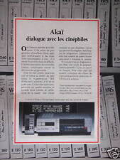 Advertising akai magnetoscope d'occasion  Expédié en Belgium